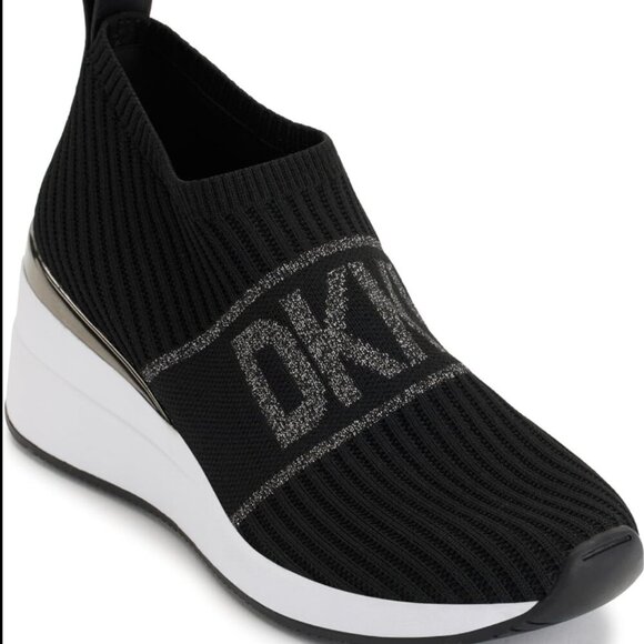 DKNY Women's Athletic Everyday Phebe-Slip on Wedge Sneaker - Picture 8 of 8